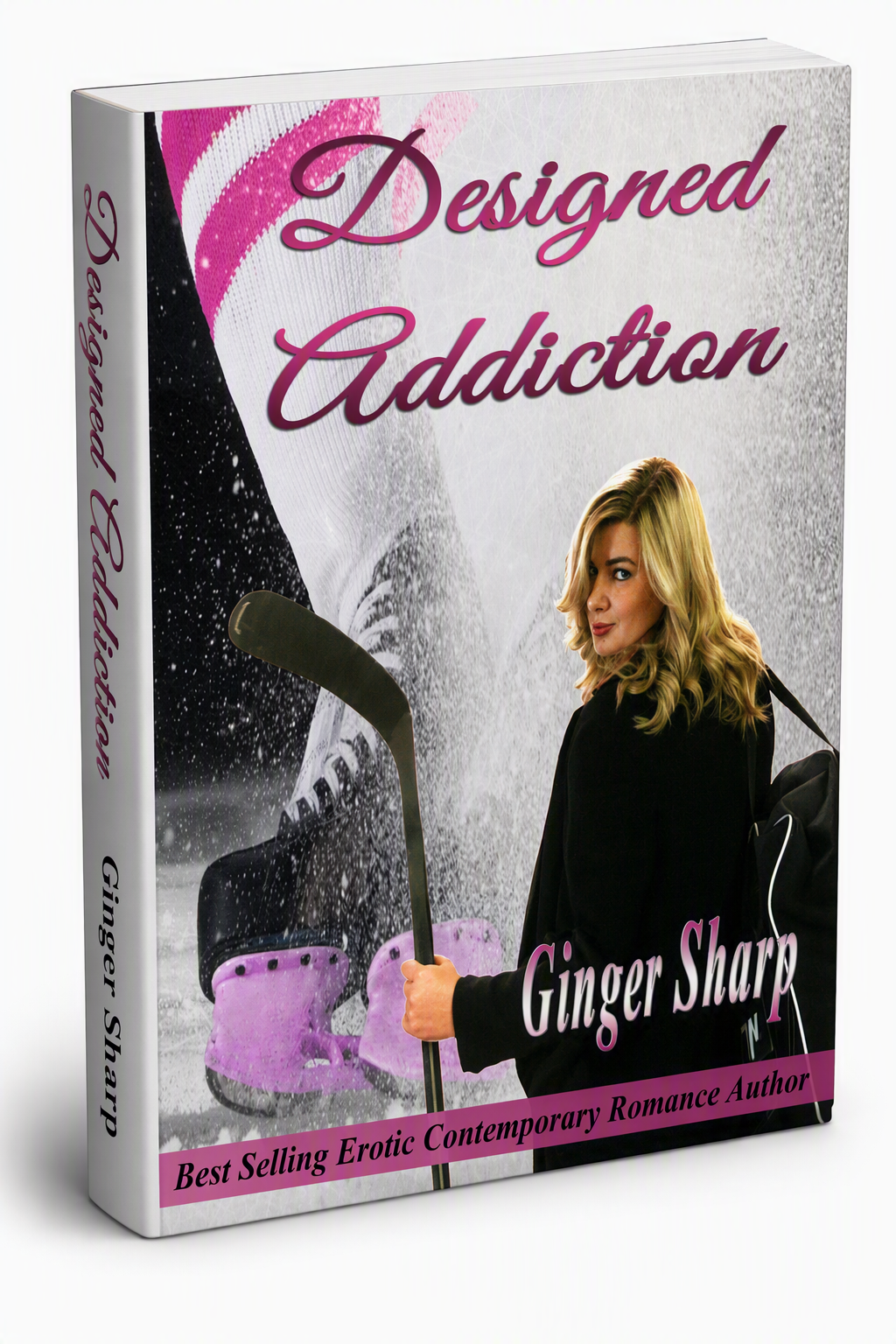 Designed Addiction book cover by Ginger Sharp